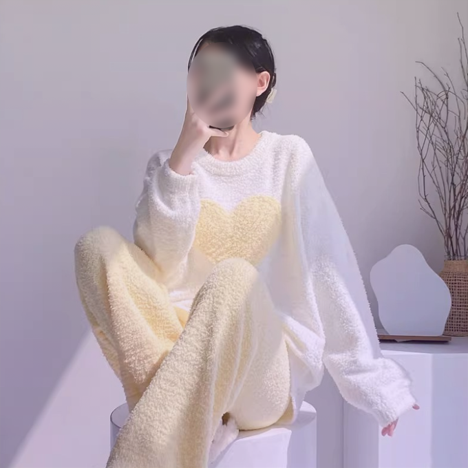 중국구매대행 추천 기모 잠옷 세트