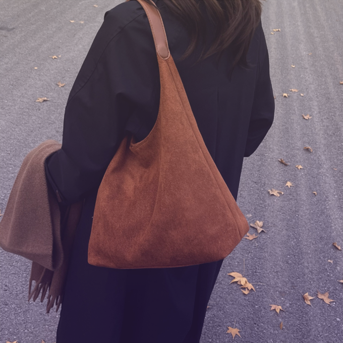 중국구매대행 추천 스웨이드 숄더백