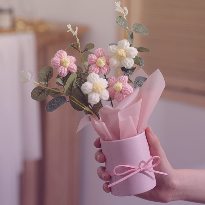 중국구매대행 추천 니트 꽃 다발